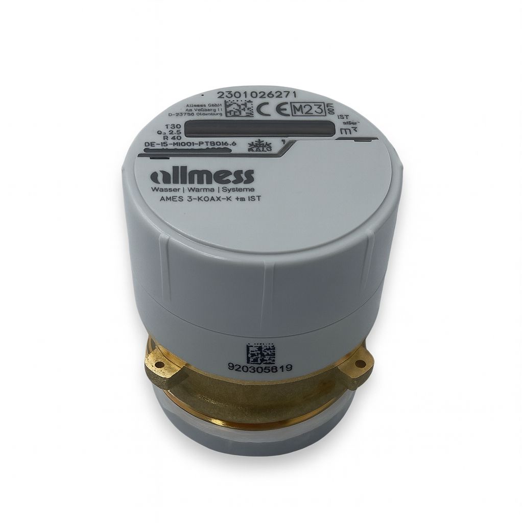 Unterputz-Kaltwasserzähler IST Q3=2,5 m3/h - geeicht 2025
