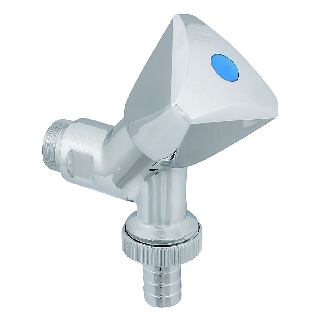 Geräteschrägsitzventil 1/2" mit Dreikanthaubengriff DVGW