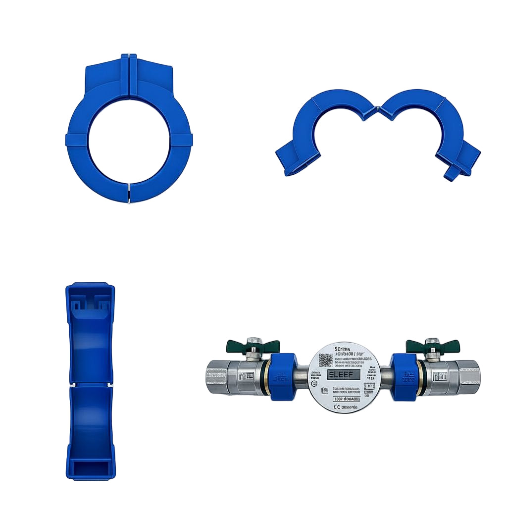 Plombe für Wasserzähler 1-teilig blau 3/4", 1/2",  1"