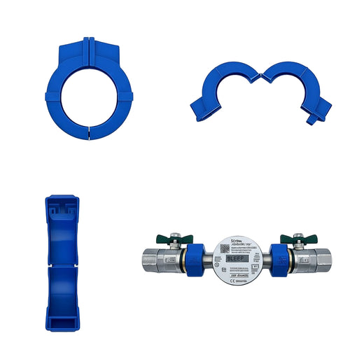 Plombe für Wasserzähler 1-teilig blau 3/4", 1/2",  1"