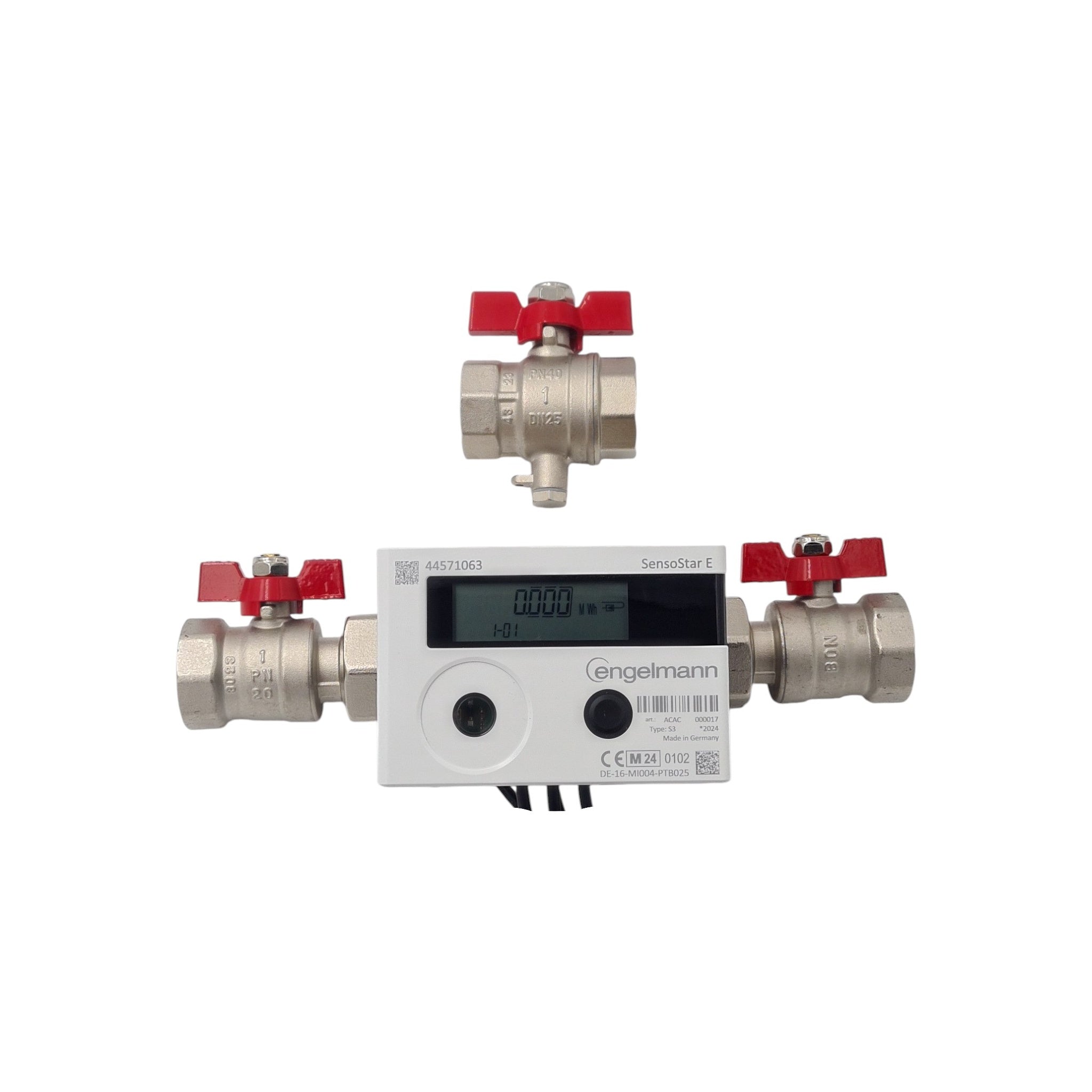 Wärmezähler Engelmann Sensostar E + Einbausatz Bongas - geeicht 2025